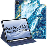 Fintie Folio Case for iPad Pro 12.9" 6th Generation 2022, Multi-Angle Smart St