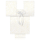 White With Metallic Gold Foil Mini Hearts Love Wrapping Paper - 1 Mini Roll 17 X 10 Ft Per Roll 14.1 Sq.Ft.Ttl - Luxury Heart Design Holiday Gift Wrap Present Paper For Valentine'S Day, Birthdays, Wedding & Showers, Anniversaries