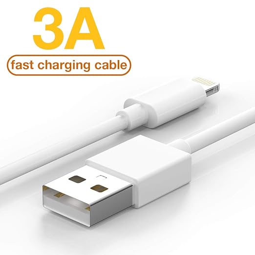5 Pack 10FT MFi Certified Lightning Cable Long iPhone Fast Charging Cord for iPhone iPad
