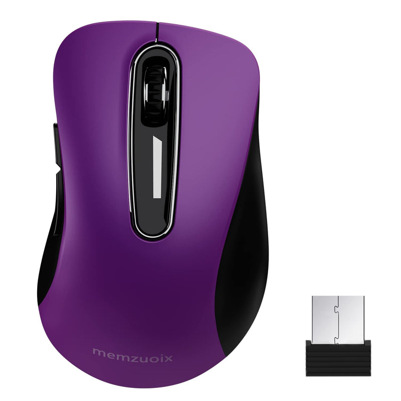 2.4G Wireless Mouse, 1200 Dpi Computer Mouse With Usb Receiver, Portable Wirel