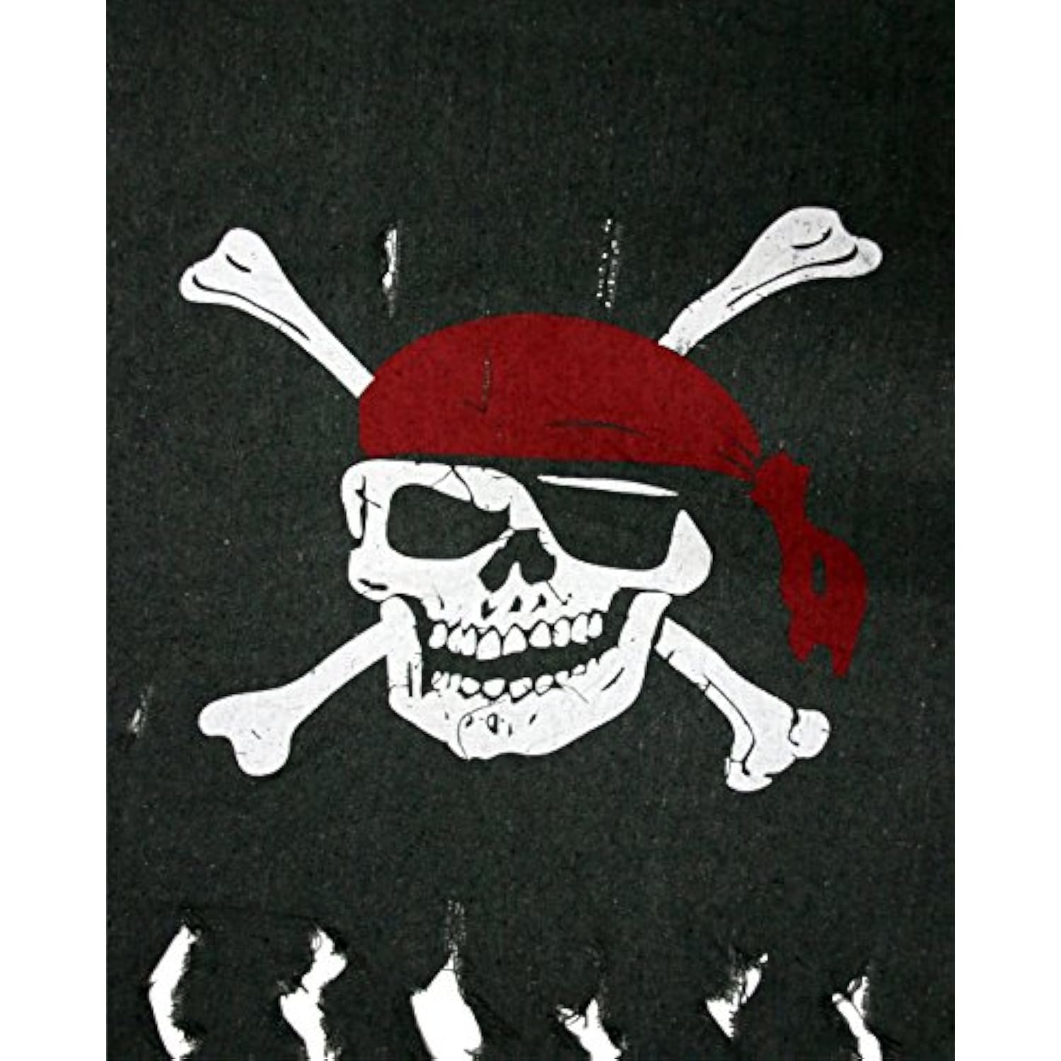 2Pcs Large Size 3Ft X 2.5Ft Retro And Weathered Linen Pirate Flag For Halloween Decorations, Pirate Party, Kids Room Décor (Black-1Pcs)