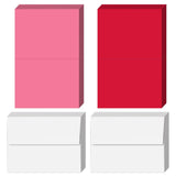 Valentine'S Day Greeting Cards, Valentines Red And Pink Blank Foldover Cardstock For Greetings, Invitations, Announcements | 4.25 X 5.5" | 5 Red Valentine Cards, 5 Pink Cards And 10 White Envelopes