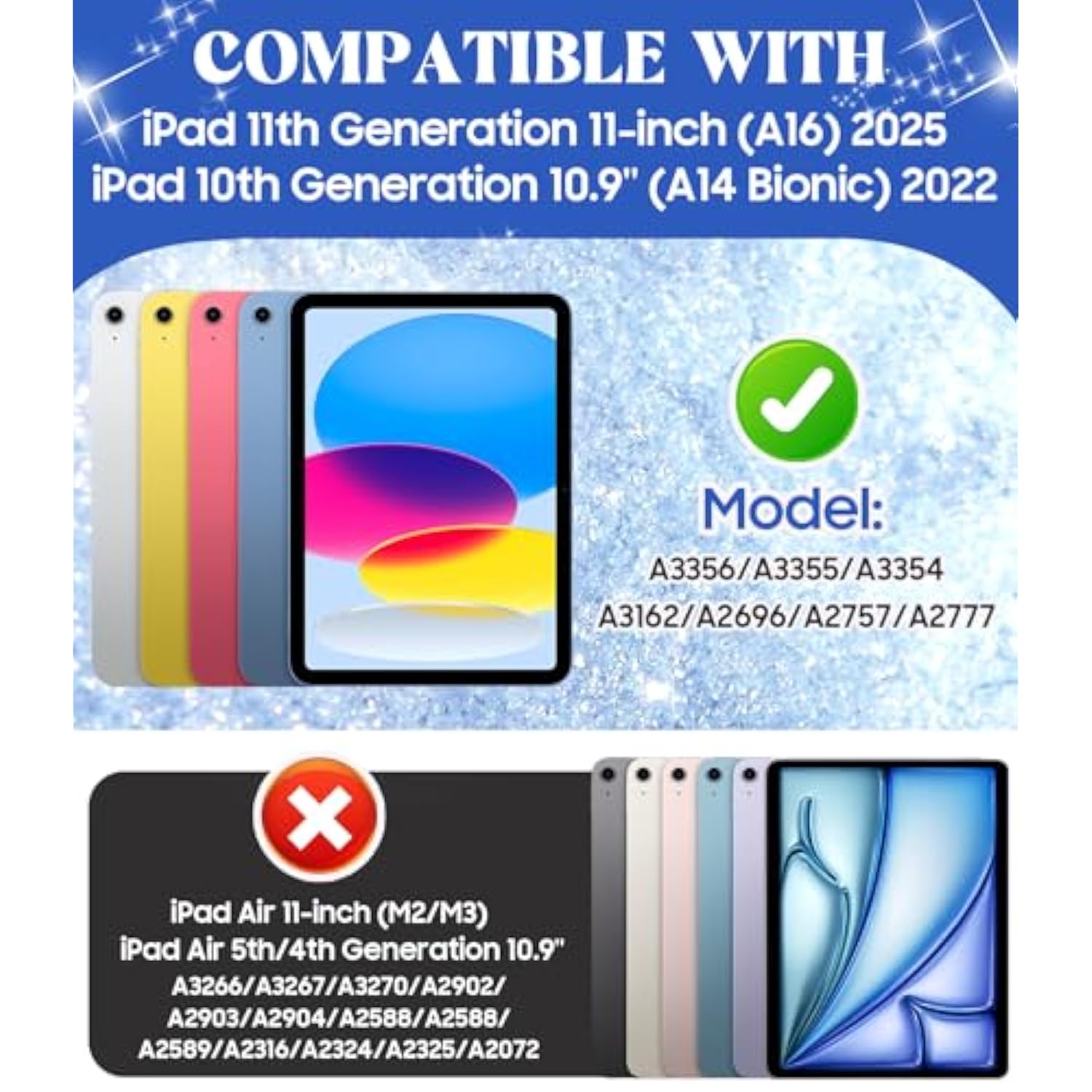 For Ipad 10Th Generation Case 2022, Ipad 10 Th Gen 10.9 Inch Protective Cover