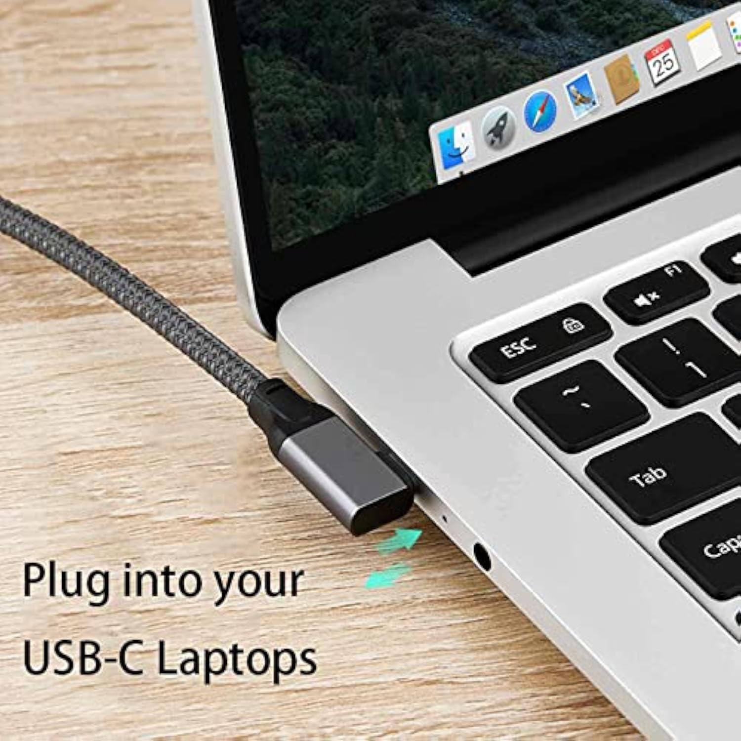 Right Angle Usb C Male To Female Extension Cable 3.3Ft, Usb Type C 3.1 Gen 2 [