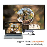 CableCreation USB C to DVI Adapter 1080P@60Hz, USB-C to DVI-D Cable Adapter Co