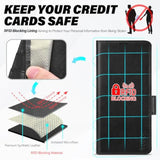 TUCCH Wallet Case for Galaxy S26 Ultra (6.9") 2026, 4 Card Holders, Black