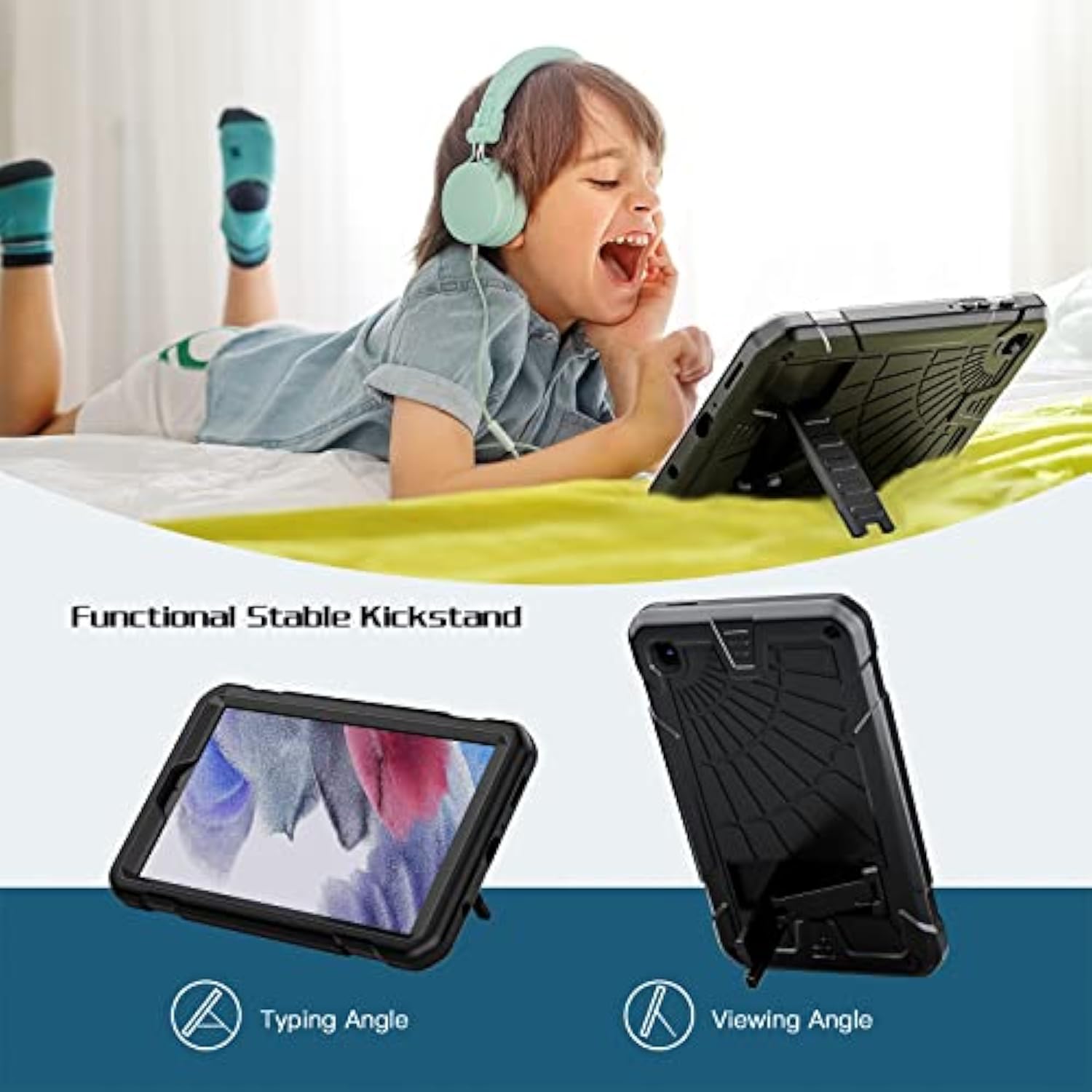 Samsung Galaxy Tab A7 Lite Case 8.7 Inch 2021 For Kids With Screen Protector |