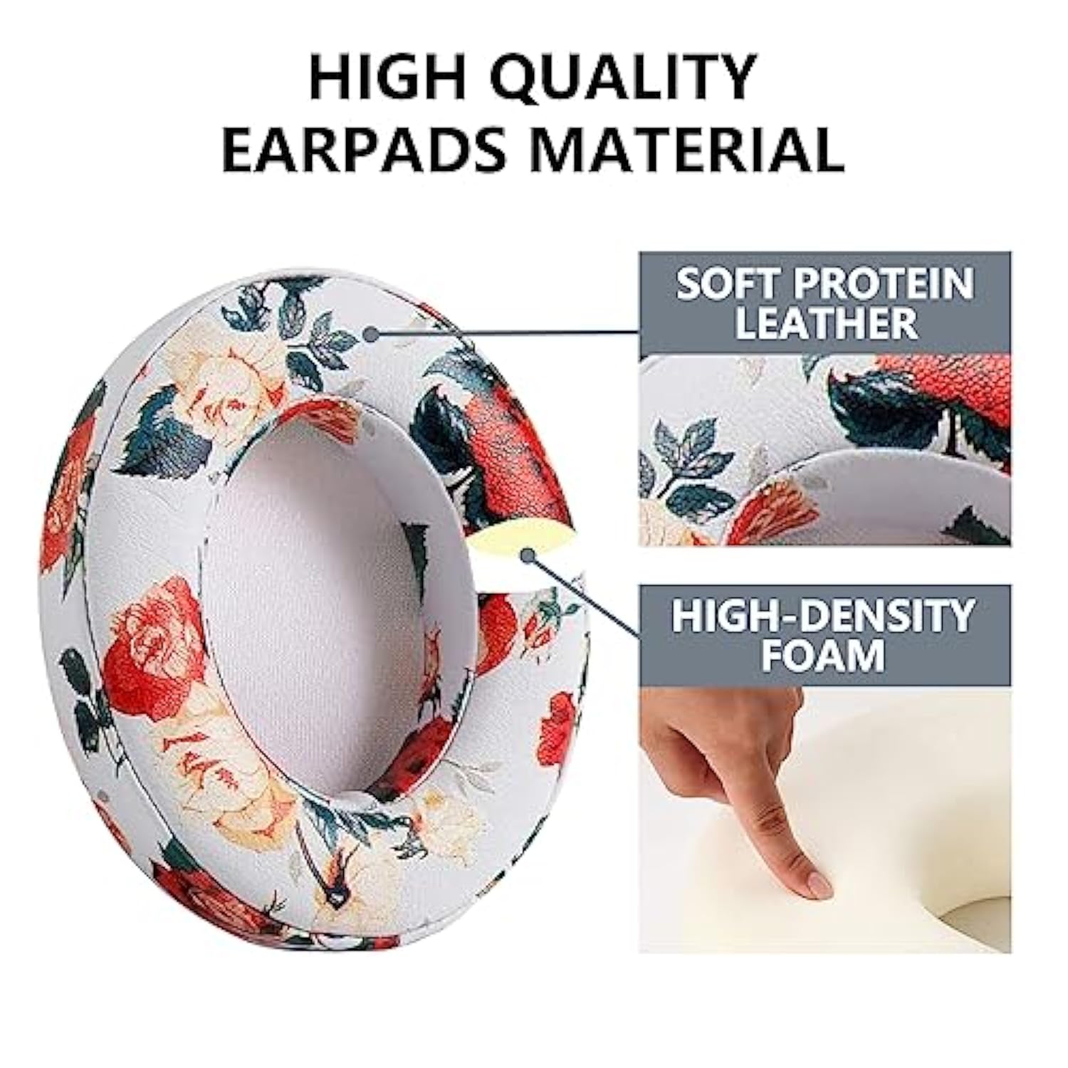 -Replacement Studio3 Earpads Ear Pad Cushion Cover Compatible With Beats By Dr.Dre Studio 2.0 B0500 B0501 Wired/Wireless & Studio 3.0 Over-Ear Headphones