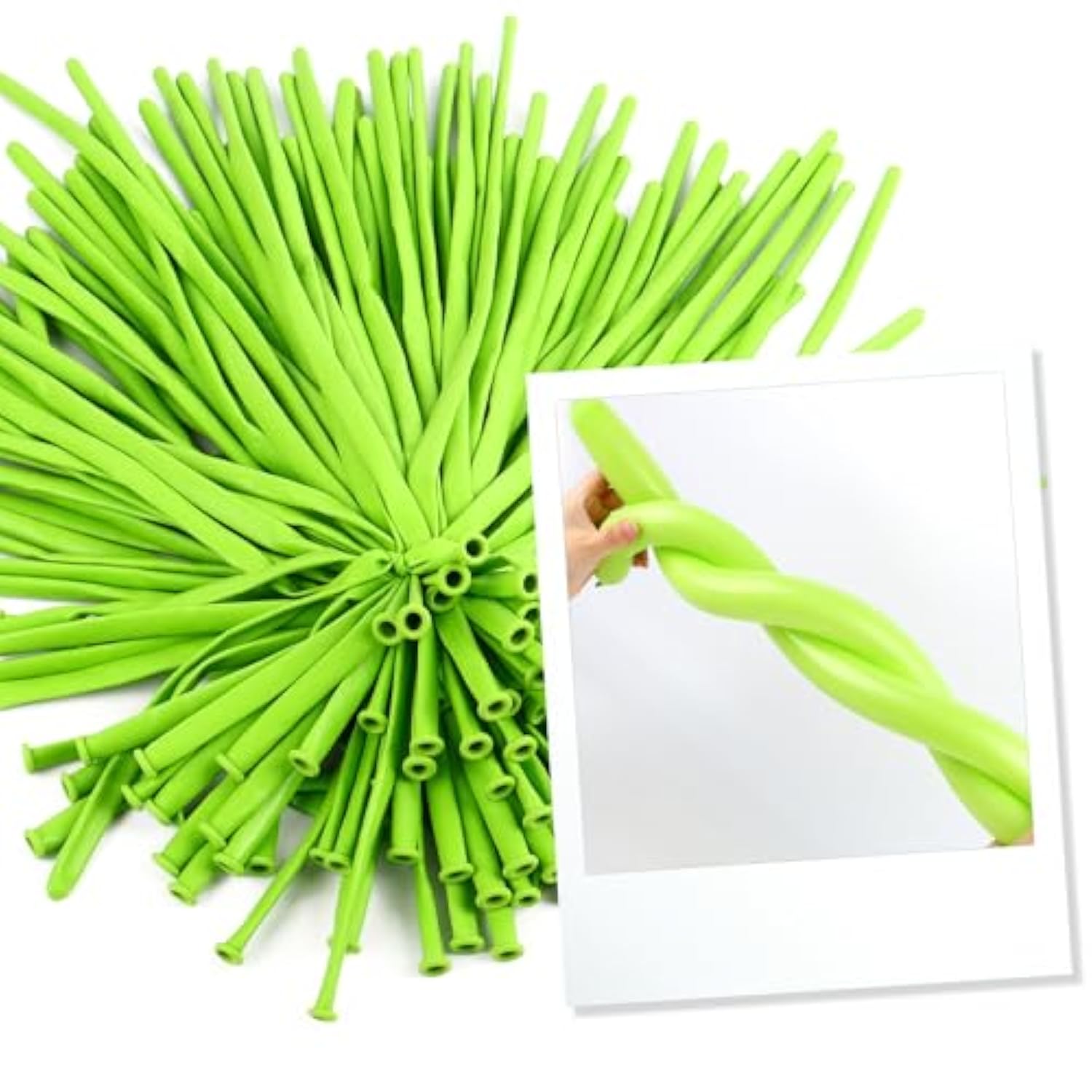 260 Balloons - Light Green? Long Balloons For Tying Balloon Arch, 100Pcs Twisting Balloon For Animal Modeling & Birthday Party Decorations