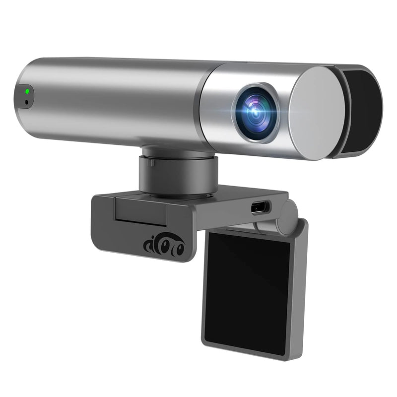 Webcam, 2K Web Cam With Intelligent Sensor, Ai Auto Tracking, Gesture Control,