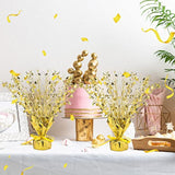 18pcs Gold Foil Starburst Centerpieces for Birthday & Holiday Party Decor