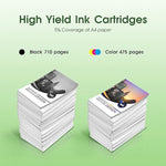 Compatible 67Xl Ink Replacement For Hp Envy 6055E 6055 6052 6075 Envy Pro 6455E 6455 6475 6452 6458 Deskjet 4155 2755E 2755 4052, Black, Cyan, Yellow, Magenta, 2-Pack