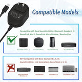 5V Ac Adapter Charger For Bose Soundlink Color I, Ii 2 / Mini Ii 2 / Revolve/Revolve Plus Bluetooth Speaker, Quietcomfort 35 20 Headphones Micro 6.5Ft Usb Cable Charging Cord [Ul Listed]