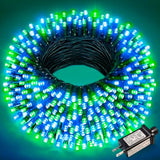100Ft 300 Led Christmas Lights Outdoor, Christmas Tree Lights With 8 Modes Waterproof, Plug In Green Wire String Twinkle