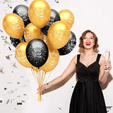 50pcs Happy New Year 2026 Latex Balloons Party Decorations