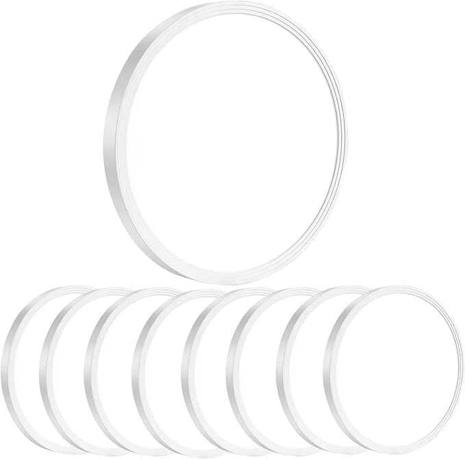 8 Pack 12 Inch LED Flush Mount Ceiling Lights 28W 3200LM Daylight White 6000K
