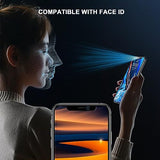 [2+2 Pack Privacy Screen Protector For Iphone 13 With Camera Lens Protector, 6.1 Inch Tempered Full Screen Glass Accessories, Anti-Spy, Bubble Free, Case Friendly