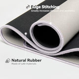 Waterproof Large Gaming Mouse Pad With Durable Stitched Edges, Non-Slip Rubber Base, Smooth Surface Mouse Mat Desk Pad For Home Office Gaming, 31.5"X11.8"X0.12", Beige