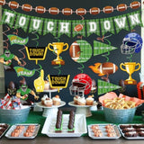 34Pcs Football Party Decorations: Super Bowl & Game Day Supplies for Birthdays