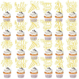 24pc Happy New Year 2026 Cupcake Toppers Cake Party Decorations