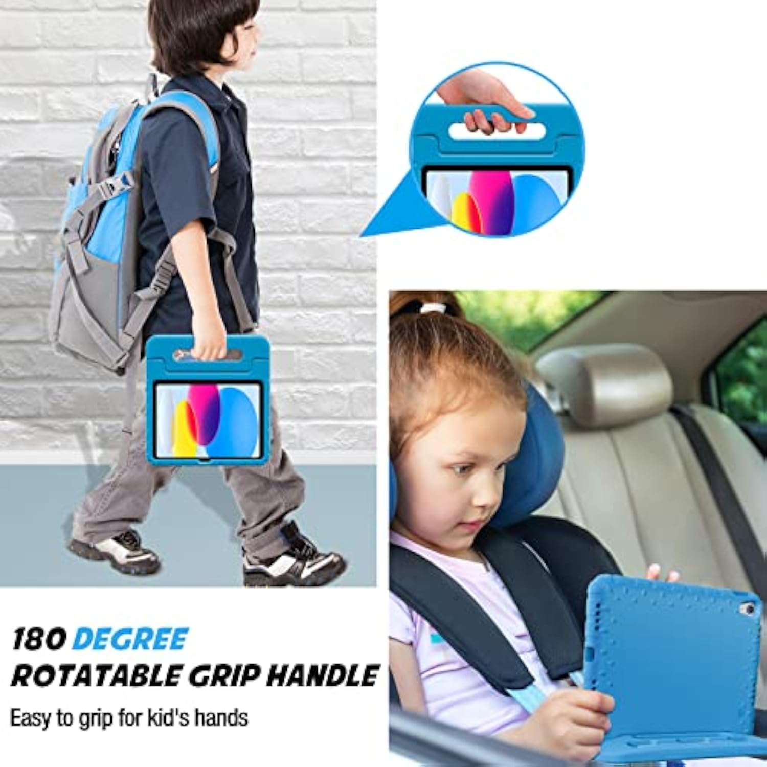 ProCase iPad 10th Generation Case for Kids with Pencil Holder, iPad 10 case 10