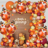Thanksgiving Party Decorations 6Pcs 32Inch Large Turkey Mylar Balloons for Fall Party Decor