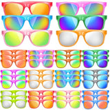 36 Pack Kids Sunglasses Bulk With Uv400 Protection, 12 Colors Neon Sunglasses For Birthday Party Favors, Beach, Graduation Gift, Summer Pool Party Supplies, Goody Bag Filler, Boys Girls Classroom Gift