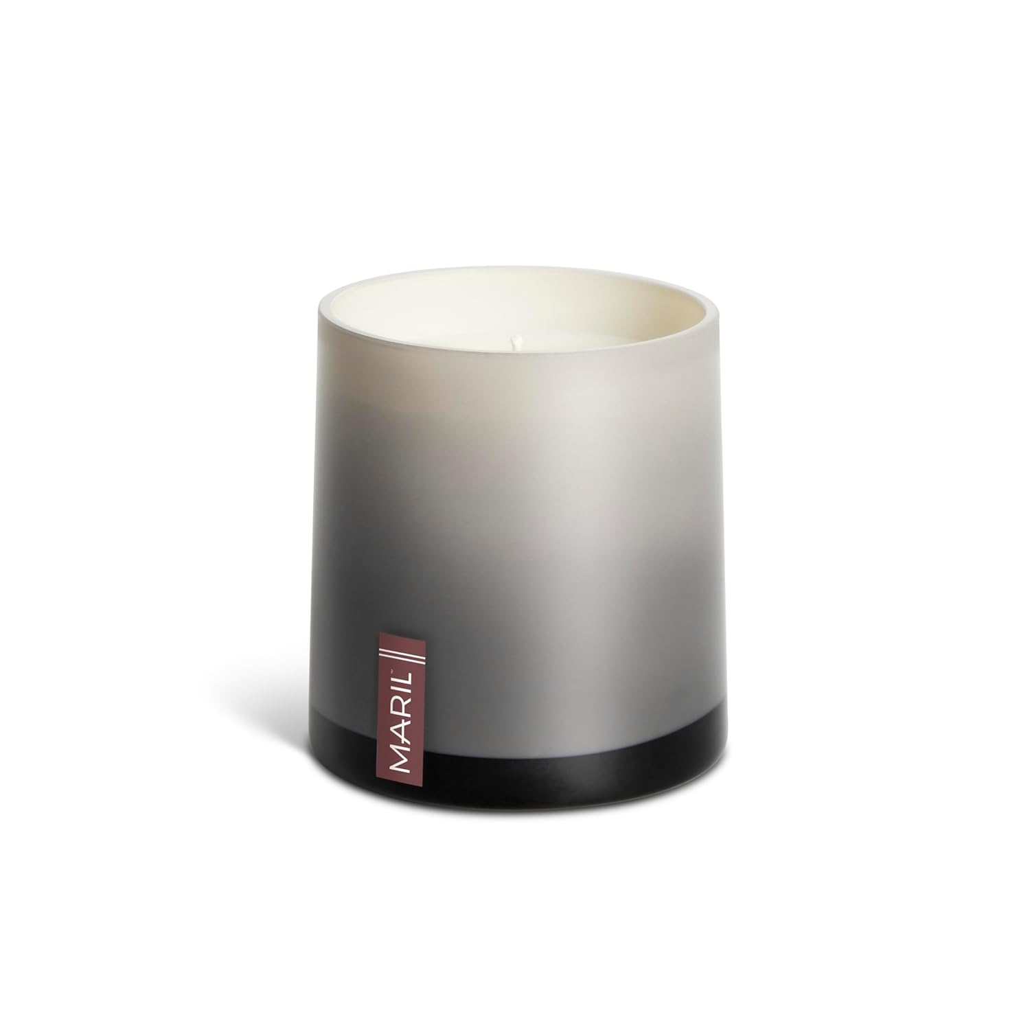MARIL Collection Scented 8 Ounce Wax and Glass Poured Vessel Candle, Tobacco + Saffron