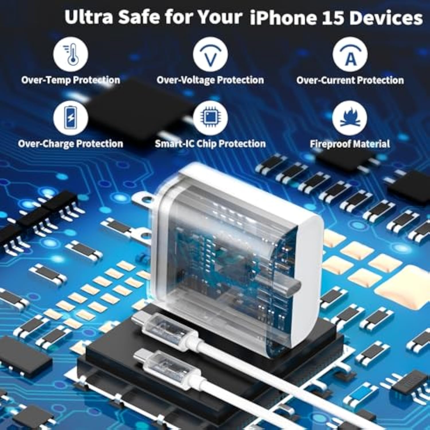 iPhone 16 Charger 10FT Fast Charging, 2 Pack PD 20W USB C Charger Fast Charging with 10FT Long USB C to C Charging Cable for iPhone 16/16 Plus/16 Pro/16 Pro Max/15/15 Plus/15 Pro/15 Pro Max