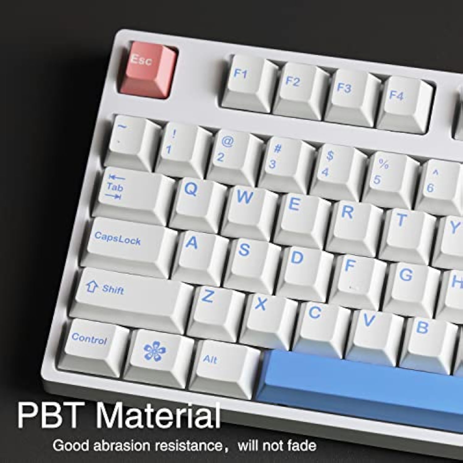 Pbt Keycaps Cherry Profile White Keycaps For Mechanical Keyboards Gateron Cher
