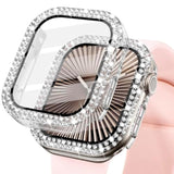 Bling Case for Apple Watch 41mm with Built-in Screen Protector for Women - Elegant Luxury Watch Accessory
