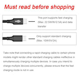 Dual Usb C Charging Cable 4Ft Black, Multi 2 In 1 Usb-C To Double Usb C Cord, Type C Splitter Cable For Iphone 15/15 Pro/15 Pro Max/15 Plus, Ipad Pro/Air, Samsung Galaxy S24, Carplay, In Car, Andriod
