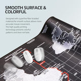 Large Gaming Mouse Pad With Stitched Edges,[35.4X15.7In] Extended Mouse Pad With Non-Slip Natural Rubber Base For Gamer/Desktop/Office/Home 90X40 Mapj