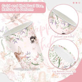 122Pcs Fairy Party Supplies For Girls Birthday Pink Fairies Enchanted Themed 1St 2Rd First Party Decor Garden Flowers Tableware Set Plates Napkins Cups Banner Tablecloth Forks Knives For 20 Guests