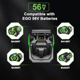 Replacement For Ego 56V Dual Battery Charger Ch2800,Compatible With Ego 56V Batttery Ba2800 Ba4200 Ba1400,For Ego Power+ Ch2100 56-Volt Lithium-Ion Dual Port Charger (Battery Not Included)