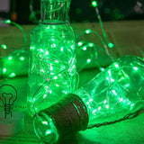 2 Pack Fairy String Lights(Built In Batteries) Battery Operated Fairy Lights Starry String Lights On 10Ft/3M Silvery Cop