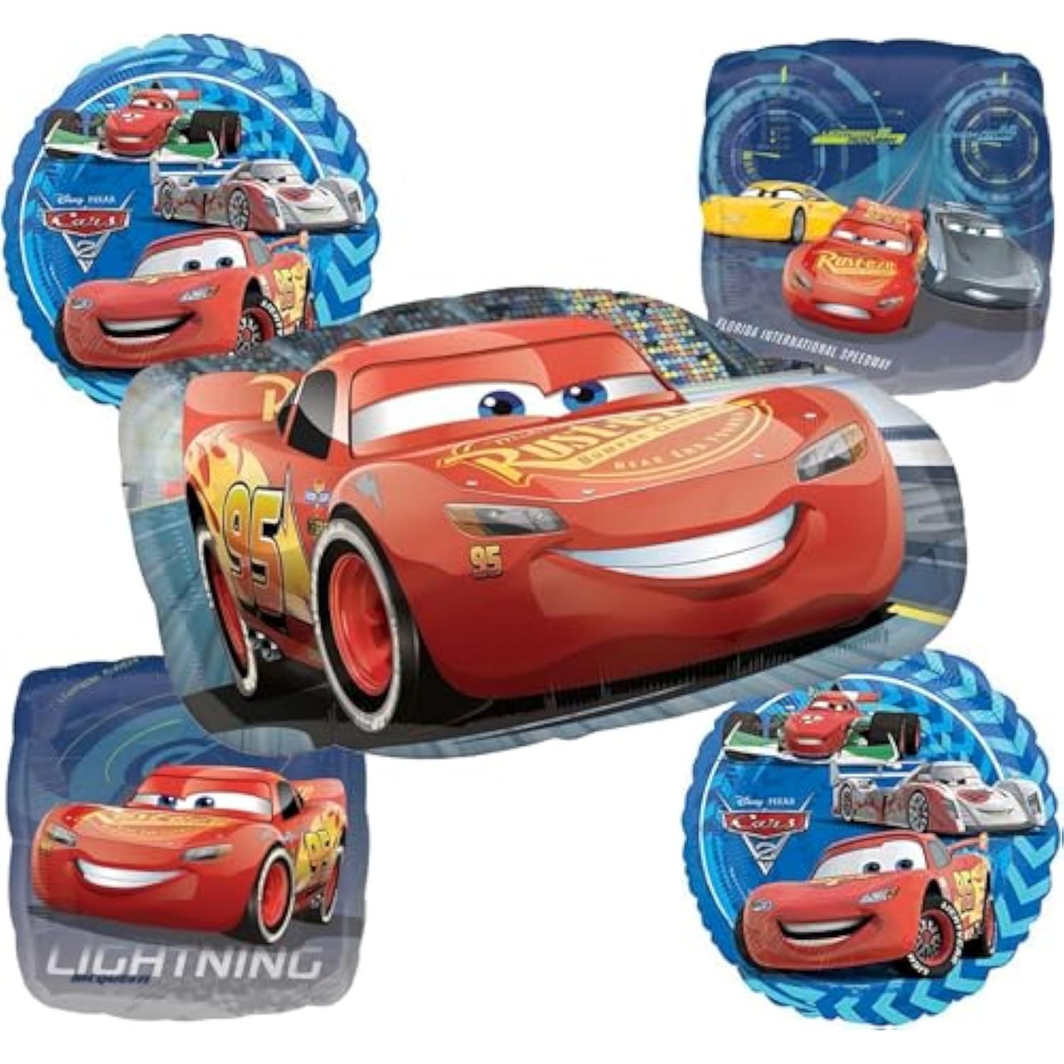 Cars Birthday Party Supplies Balloon Bouquet Decorations