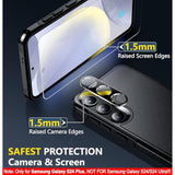 Designed For Samsung Galaxy S24 Plus Case, [10 Ft Grade Drop Protection] Heavy Duty Shockproof Phone Case For Galaxy S24 Plus 6.7 Inch, Black