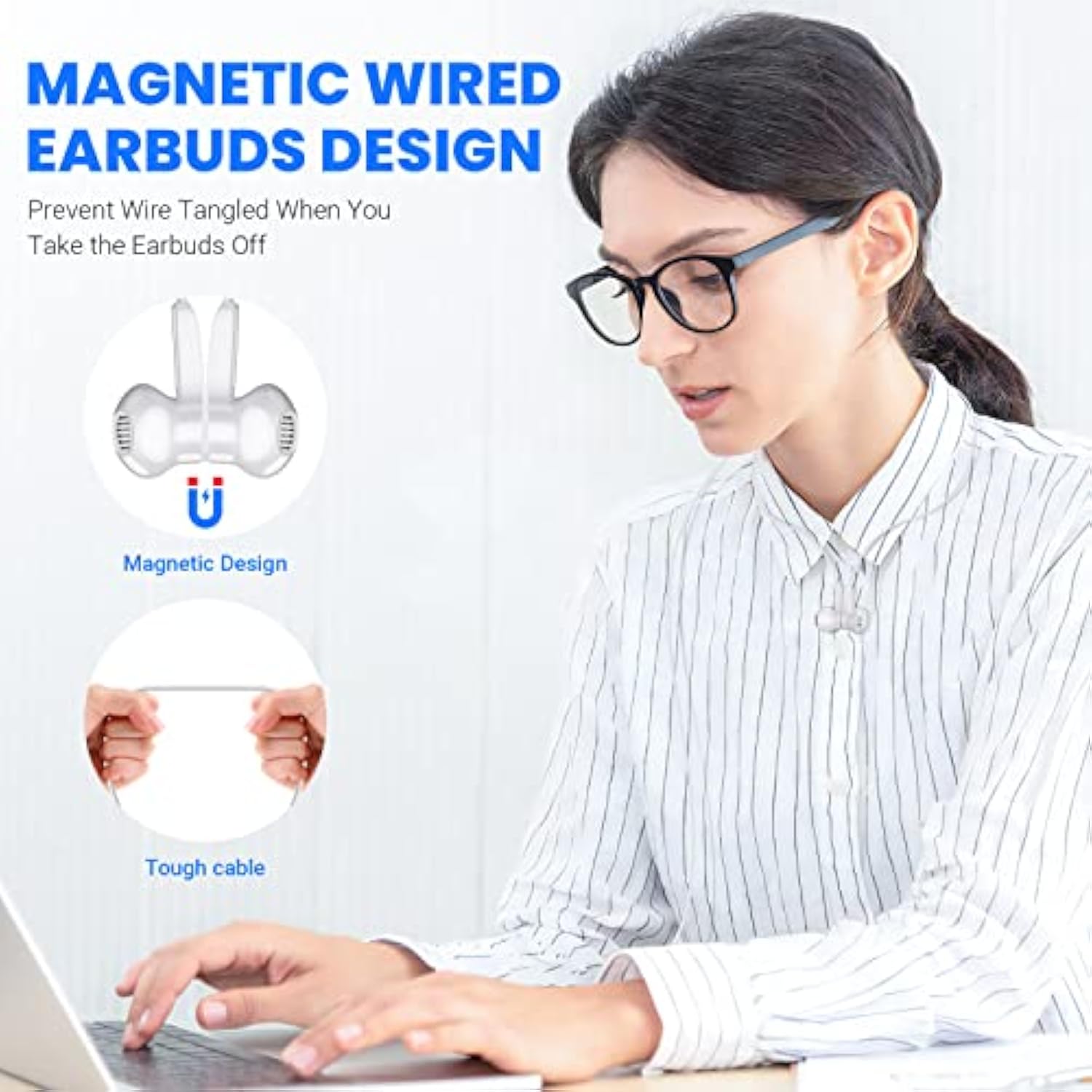 Usb C Headphones For Google Pixel 10 9 Pro Xl Fold 8A 8 7 6 A, Type C Earphone Noise Isolating Wired Earbud With Mic Hifi Stereo Cord Ear Bud For Iphone 17 Air 16 15 Pro Max Galaxy S25 Ultra S24 S23