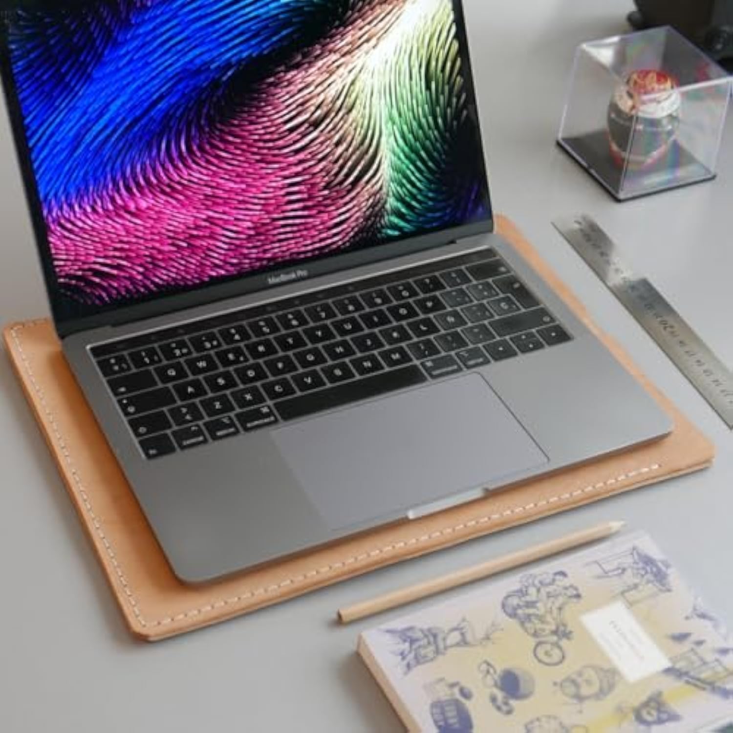 Laptop Sleeve Case Leather 13 Inch Compatible With Macbook Air, Lenovo, Dell, Macbook Pro 13 M2 M1 2016-2023