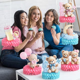 12 Pcs Butterfly Baby Shower Decorations Centerpieces, Bear