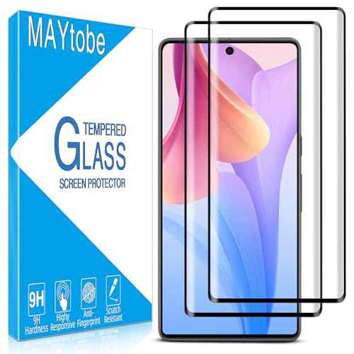 [2-Pack Screen Protector for Google Pixel 7 Pro Tempered Glass 3D curved, scratch-resistant, easy to install