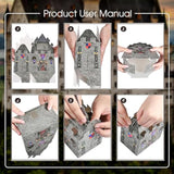 16-Pack Diy Medieval Castle Cardboard Boxes – 8 × 5 × 3 Inch Knight Theme Party Centerpieces For Halloween, Mardi Gras & Birthday Celebrations