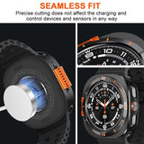 Metal Cover Compatible with  Galaxy Watch Ultra Case 2025/2024, 2 in 1 Protective Rugged Bumper with Back Frame for Galaxy Watch 47mm