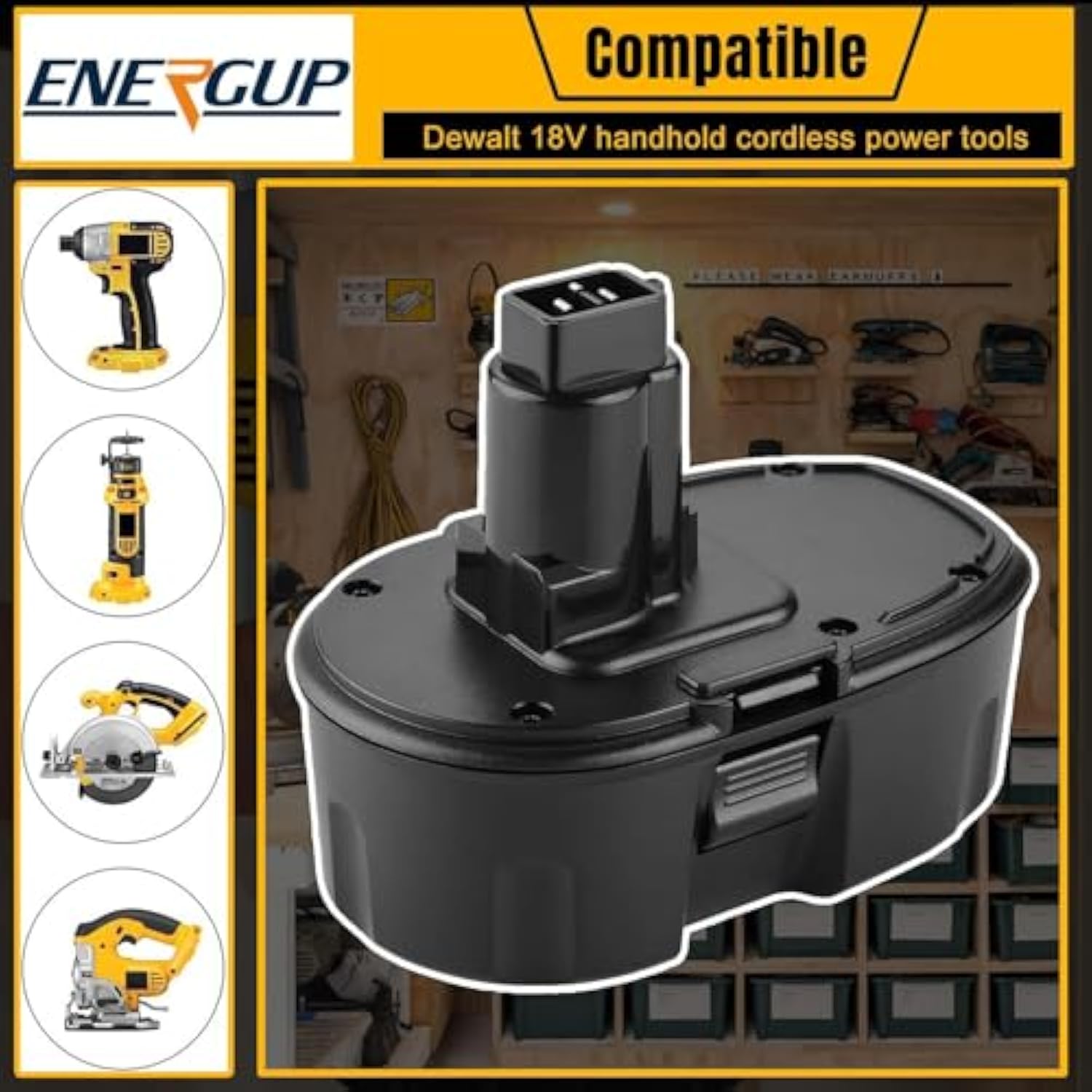 2Pack 18V Replace For Dewalt Battery 4.5A, For 18V Xrp Baterias, 18Volt Dewlt Batteries For Dc9096 Dc9099 Dw9098 Dewalt 18Volt Battery, With Dc9310 18V Dewalt Charger