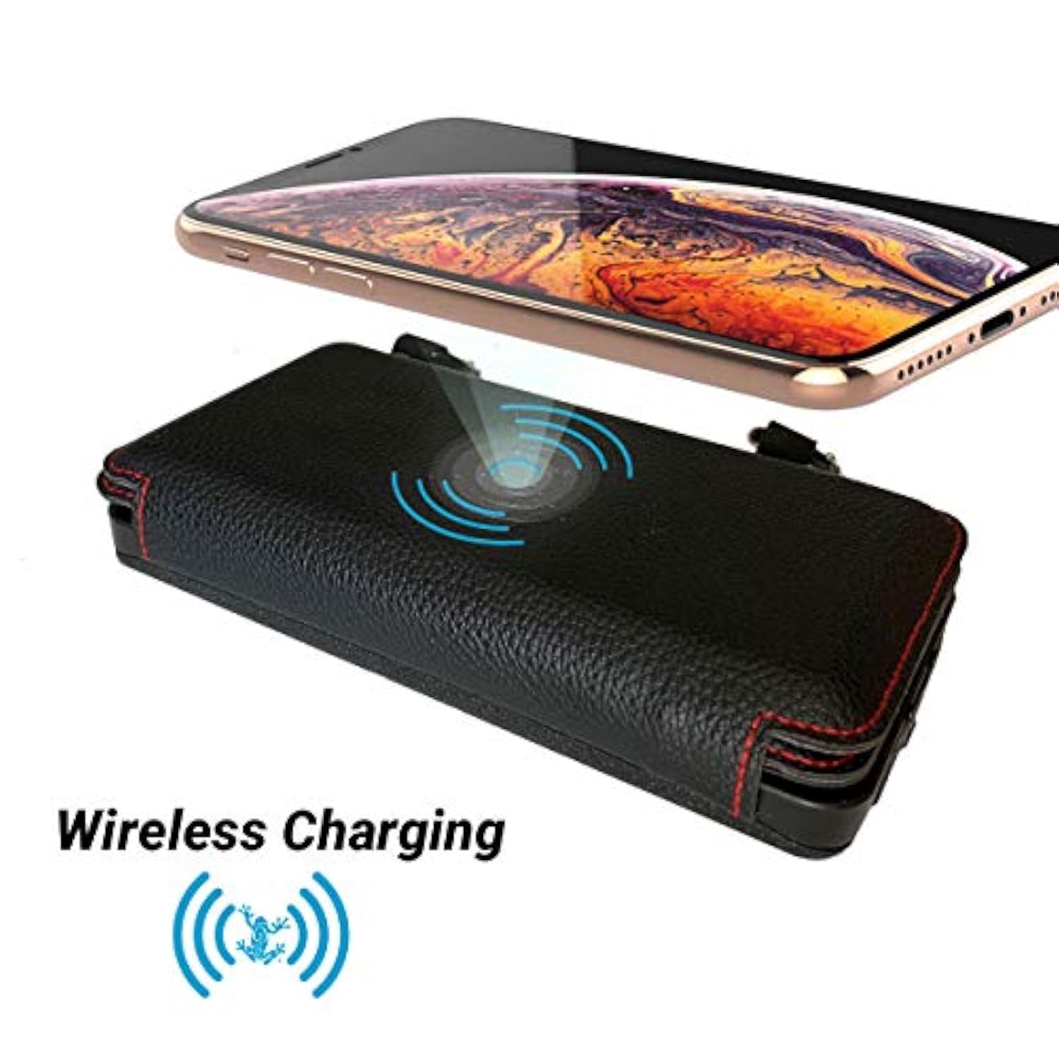 Quadrapro Solar Charger Power Bank - 5.5W 4-Panel Portable Wireless Phone Charger - Compatible With Iphone, Android, 2 Usb Port, Flashlight, Magnetic Case, Hanging Loops - Battery Backup