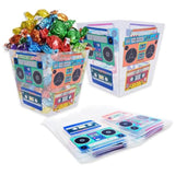 Tape Radio Bucket Centerpiece, 6 Pcs 80S Party Supplies, 90S Theme Birthday Party Decorationtape Radio Table Decor, Retro Hip Hop Disco Pop Music Party