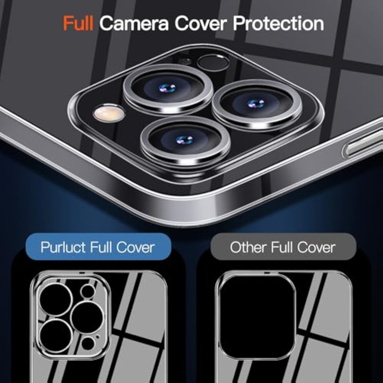 For Iphone 16 Pro Max Slim Case,Paper-Thin Transparent Finish Skin Back Case [Non Yellowing] Ultra Protective Cover With Camera Protection 6.9 Inch (Clear)