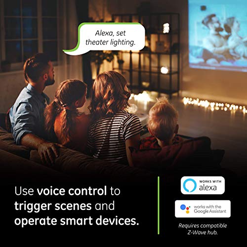 Almond Z-Wave Plus Smart Light Switch With Quickfit And Simplewire, 3-Way Ready, Compatible With Alexa, Google Assistant, Zwave Hub Required, Repeater/Range Extender, Toggle, 24 Pack, 82686