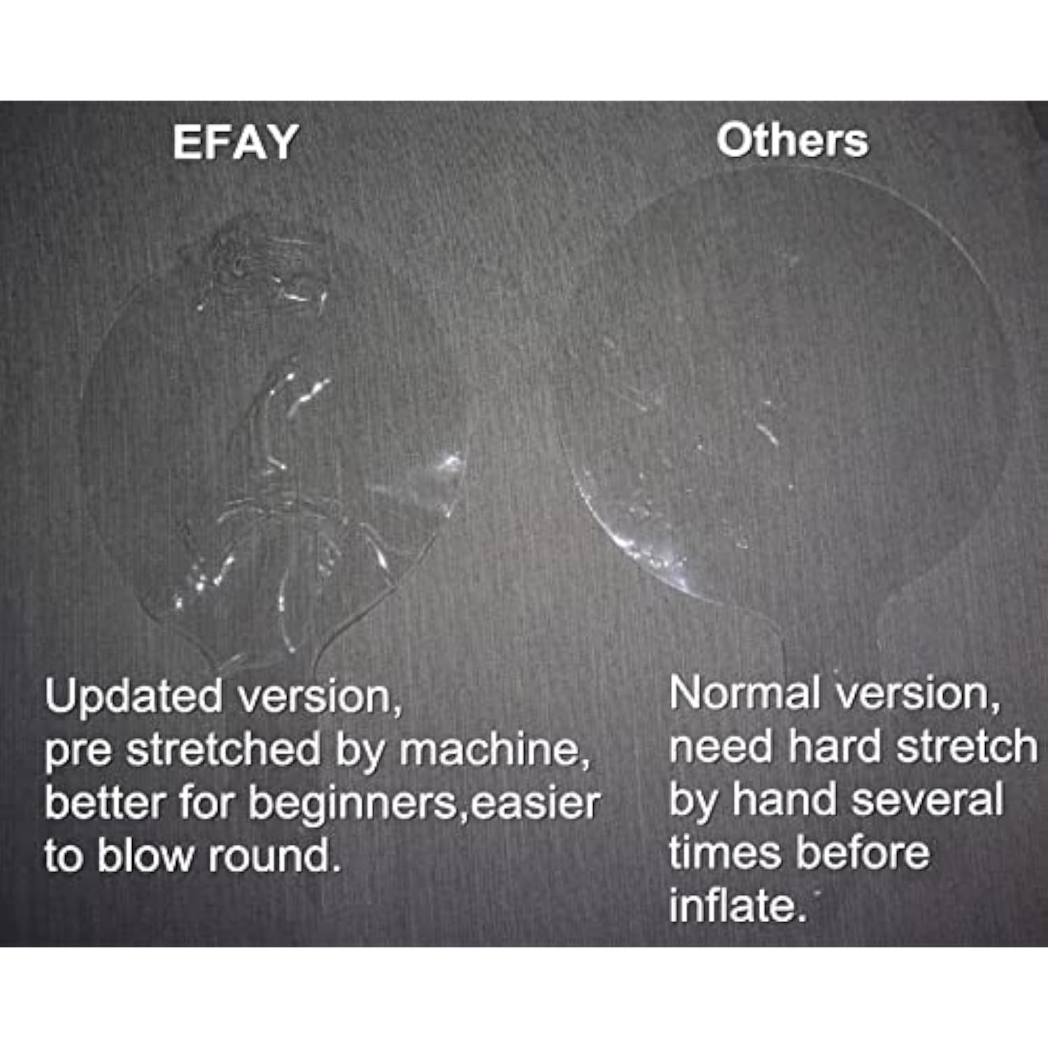 25 Pack 24" Bobo Balloons Pre-Stretched Clear Bubble Decor for DIY Stuffing